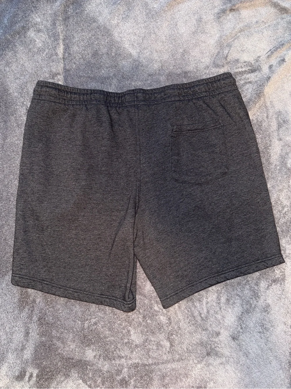 Men’s XXL Charcoal Drawstring Sweat Shorts Athletic
